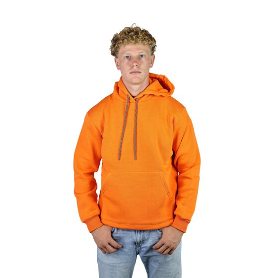 FuPer Orignal Hoodie Tristan Herren Basic Kapuzenpullover Orange XL